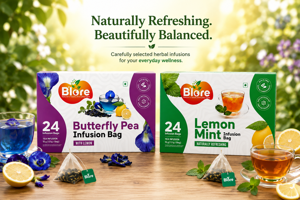 Butterfly Pea + Lemon mint Infusion Bags